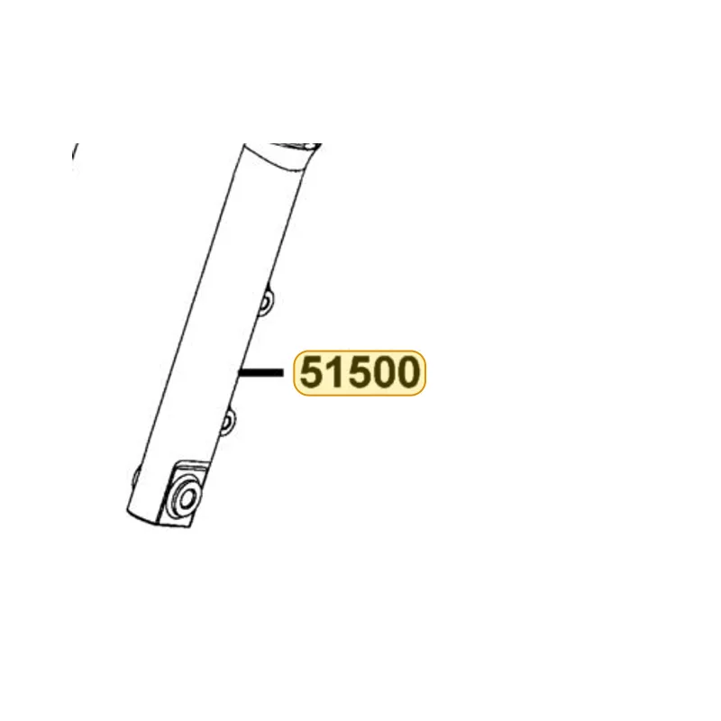 51500-LCD3-E00-NJA FORK ASSY LH FR (Silver) — diagram cutout