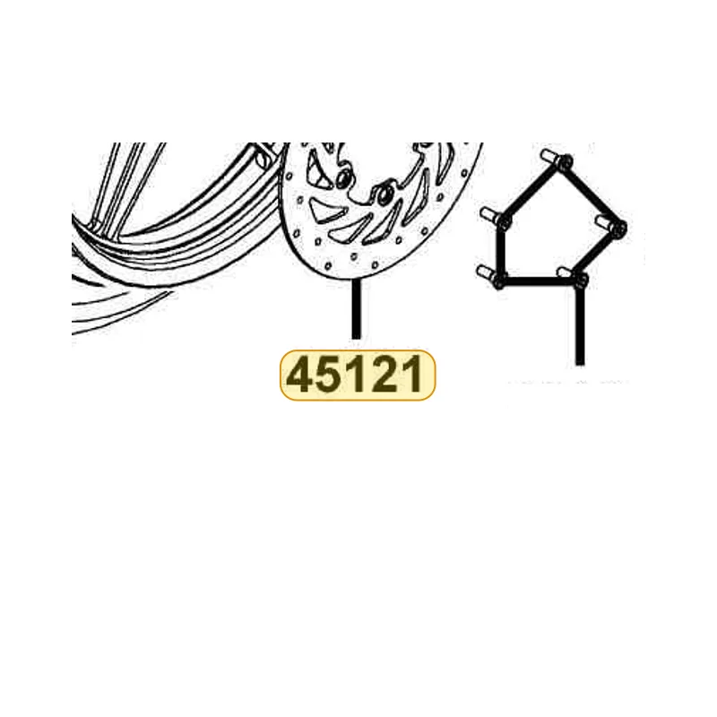45121-LCD3-E00 DISK FR BRAKE — diagram cutout