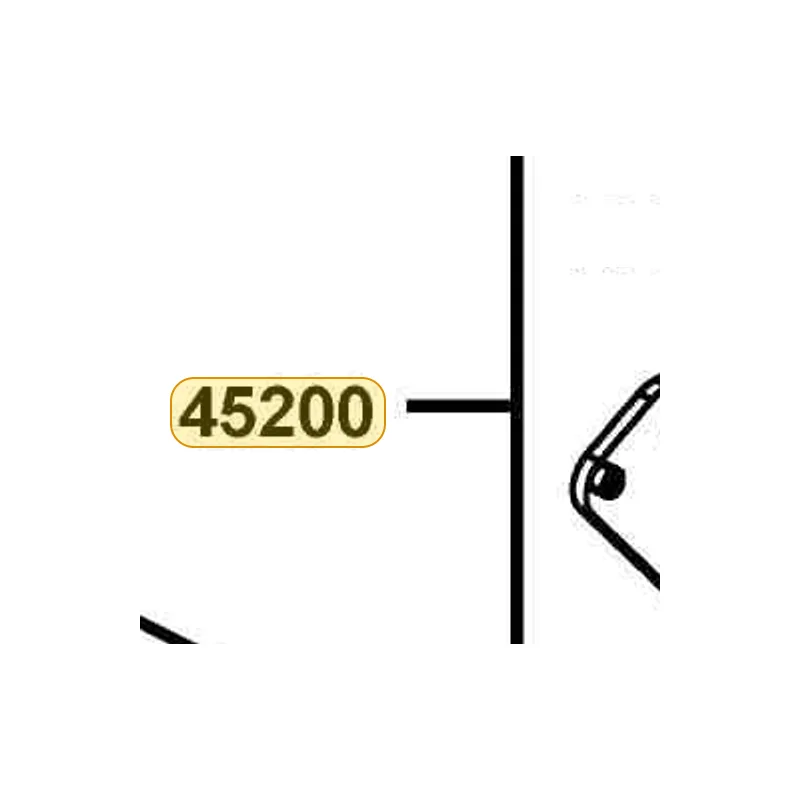 45200-LCD3-E00-NJA CALIPER ASSY FR LH (Silver) — diagram cutout