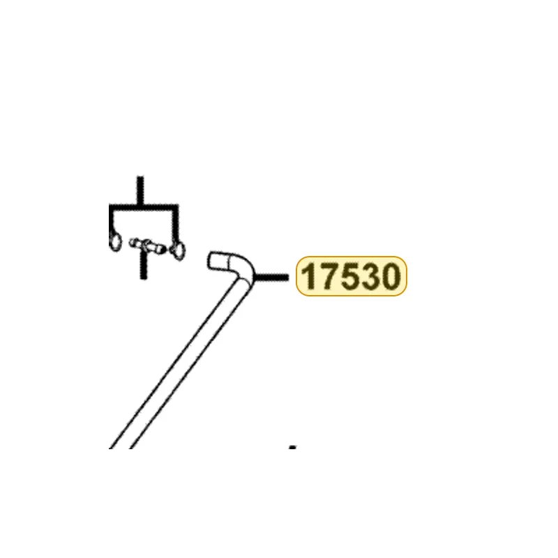 17530-LCD3-E00 TUBE ASSY FUEL DRAIN — diagram cutout