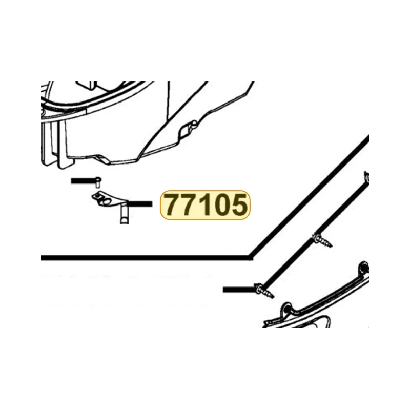 77105-LCD3-E00 HOOK R HELMET — diagram cutout