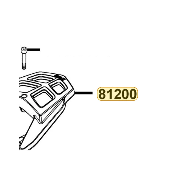 81200-LCD3-E00-N8P CARRY RR (Bright Silver) — diagram cutout
