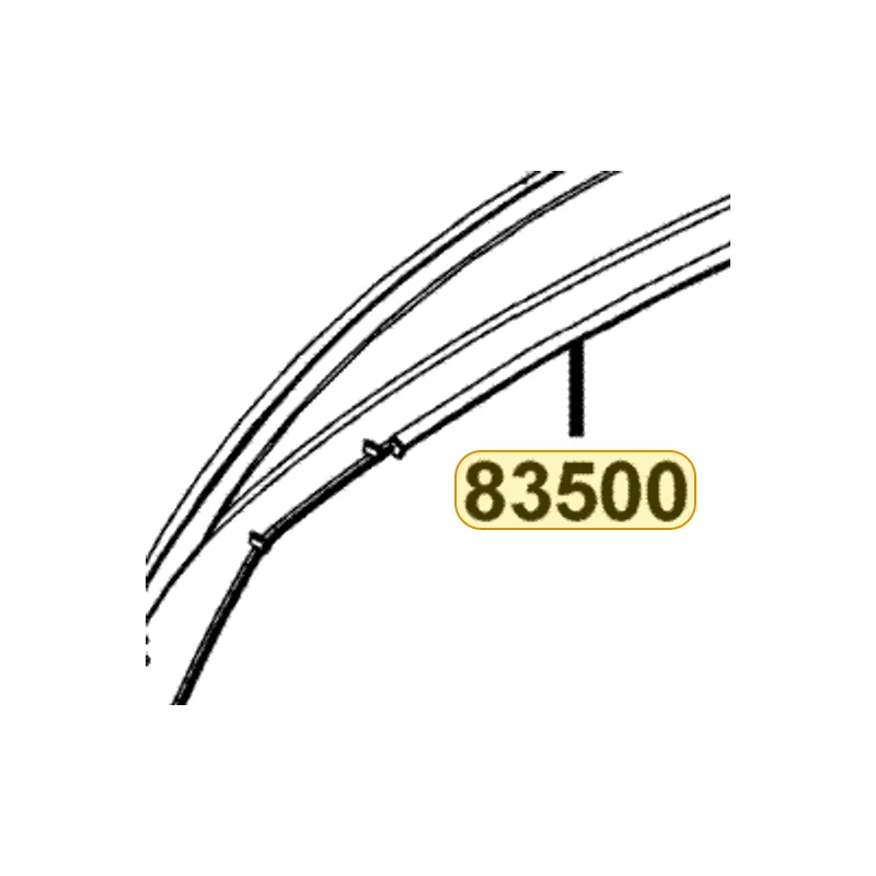 83500-LCD3-E00-BAP COVER R BODY — diagram cutout