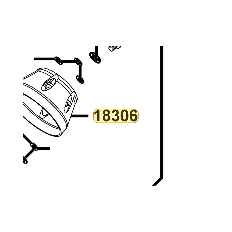 18306-LAC7-900-N1R TAIL ACP MUFFLER (Black) — diagram cutout