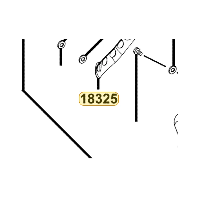 18325-LCD3-E00-F6S PROTECTOR EXH PIPE (Mat Comium Plated) — diagram cutout