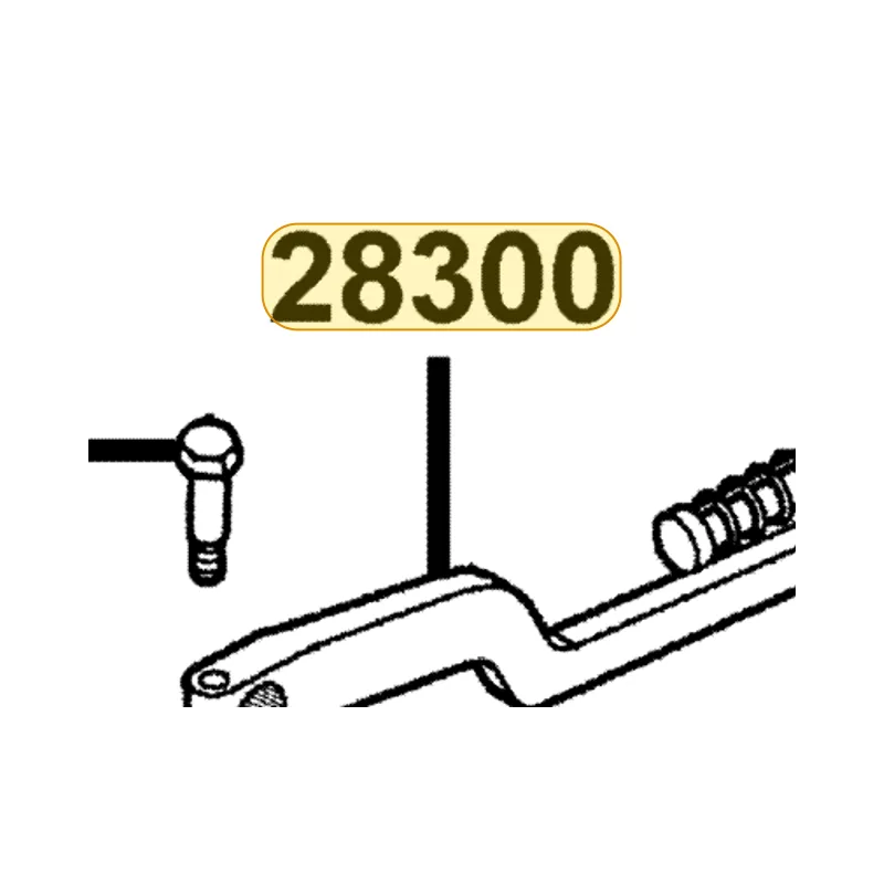28300-KKC2-E00 ARM ASSY KICK STARTER — diagram cutout