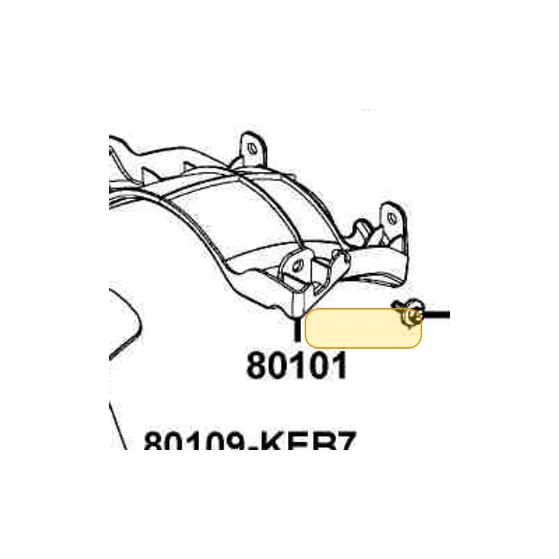 80101-LCD3-E00 FENDER A REAR — diagram cutout