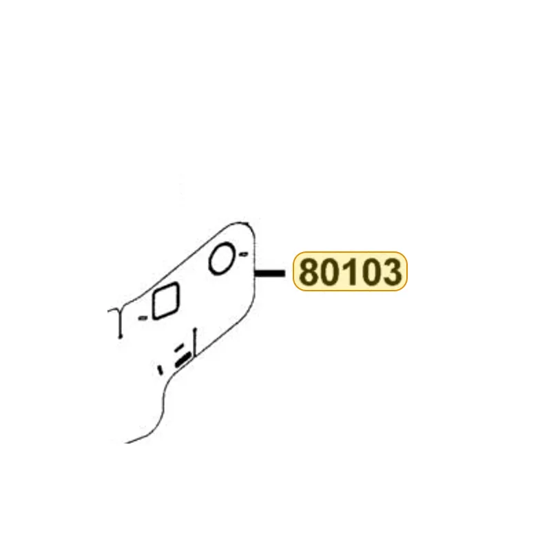 80103-LCD3-E01 PLATE SPLASH BOARD — diagram cutout