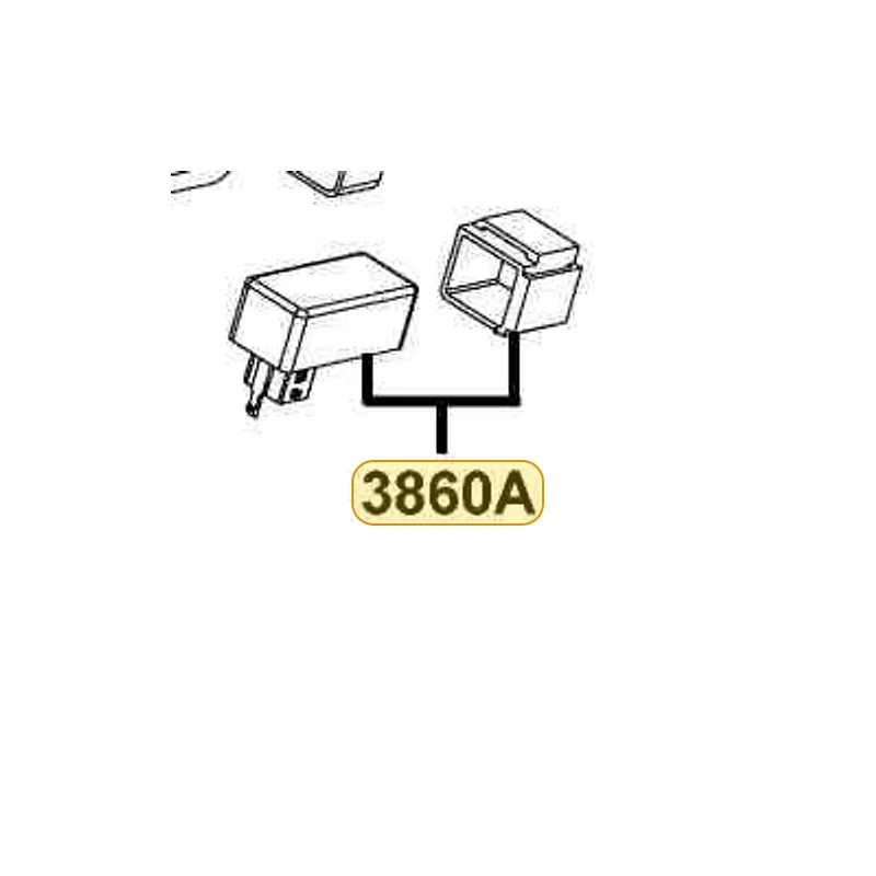 3860A-LCD3-E02 CONTROL ASSY UNIT LIGHTING — diagram cutout