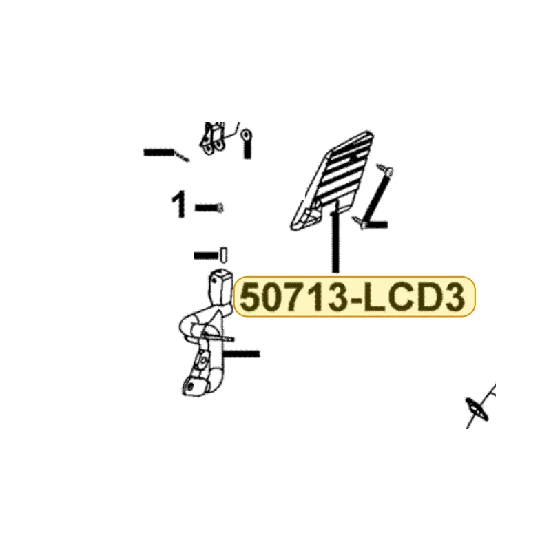 50713-LCD3-E00 RUBBER R RR STEP — diagram cutout