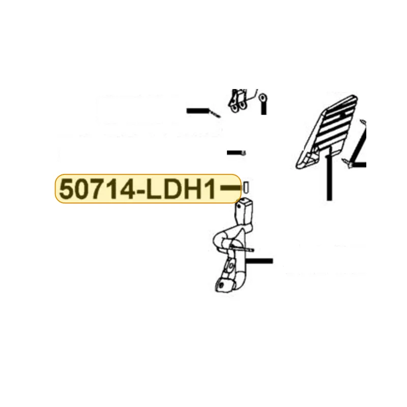 50714-LDH1-E00 PIN LOCK — diagram cutout