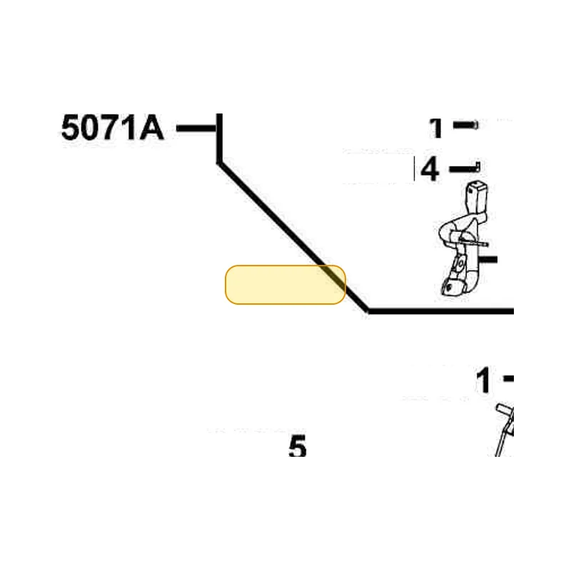 5071A-LCD3-E00-N1R BAR ASSY R RR STEP (Black) — diagram cutout