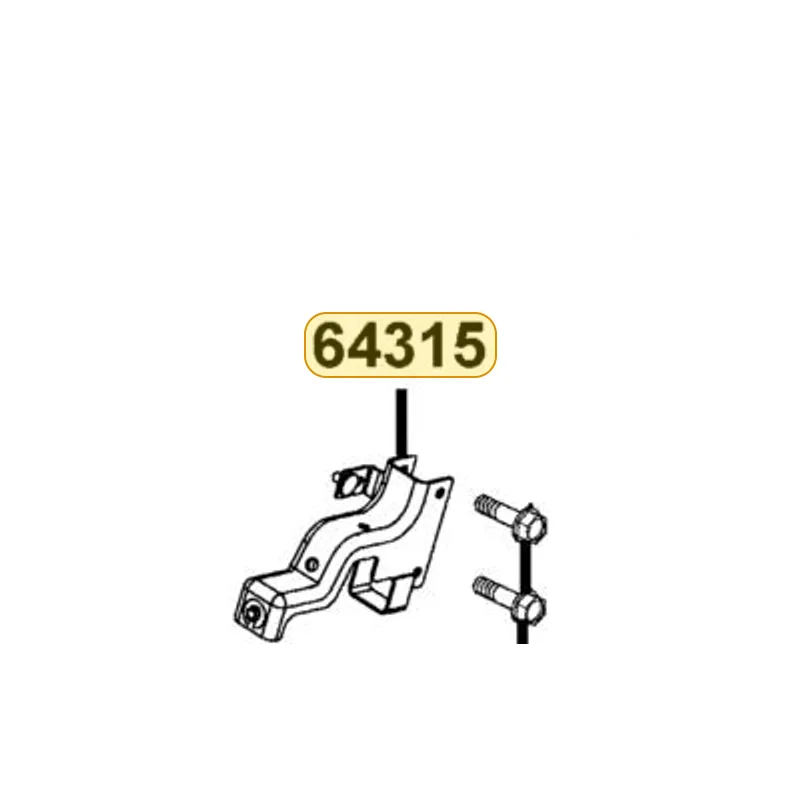 64315-LCD3-E00 STAY FR COVER — diagram cutout