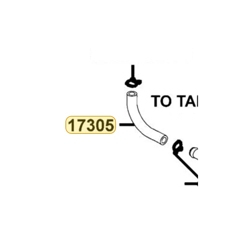 17305-LCD3-M30 TUBE ASSY TANK-3 WAY JOINT — diagram cutout