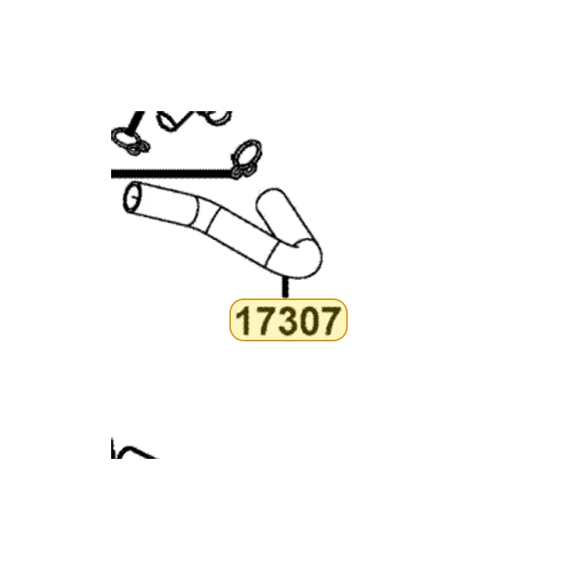 17307-LCD3-M30 TUBE ASSY CANISTER - A/C — diagram cutout