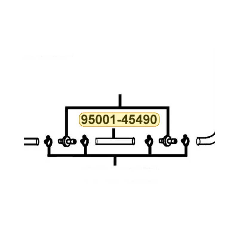 95001-45490-40 TUBE FUEL 4.5*490 — diagram cutout