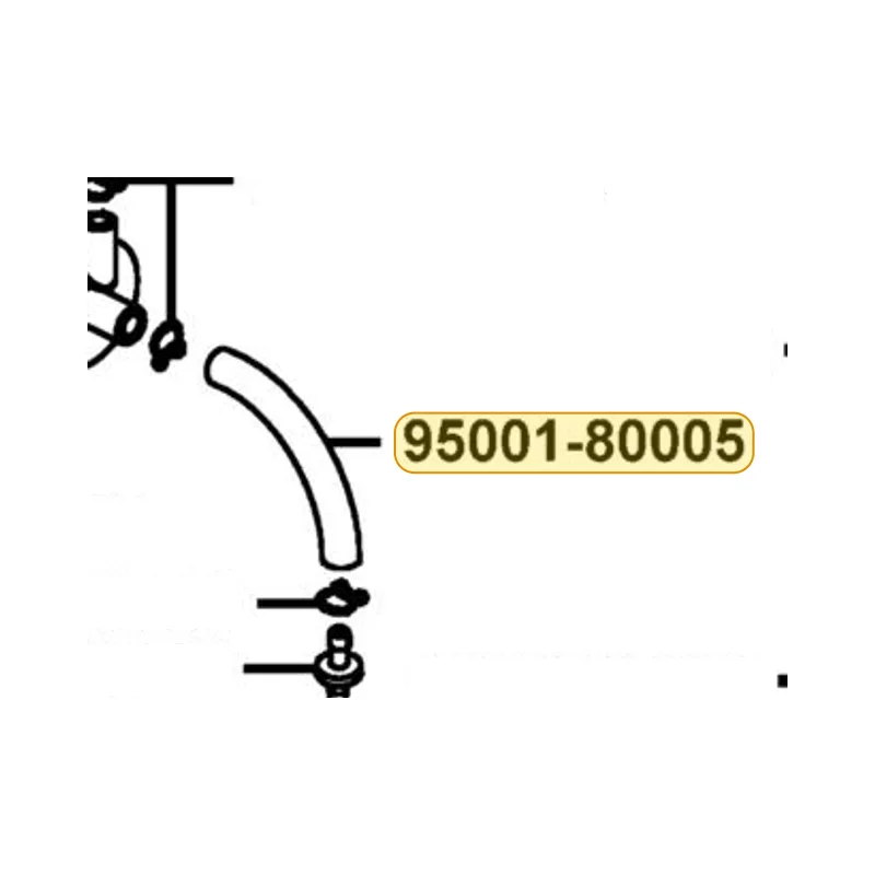 95001-80005-40 TUBE FUEL 8*50 — diagram cutout