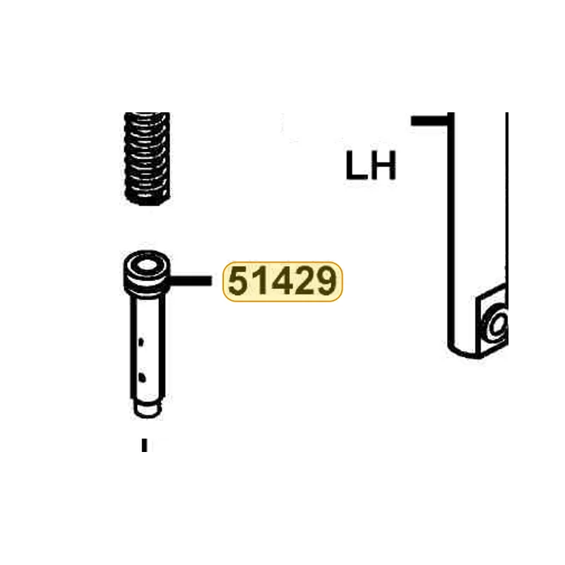 51429-LCD3-E00 PIPE SEAT COMP — diagram cutout