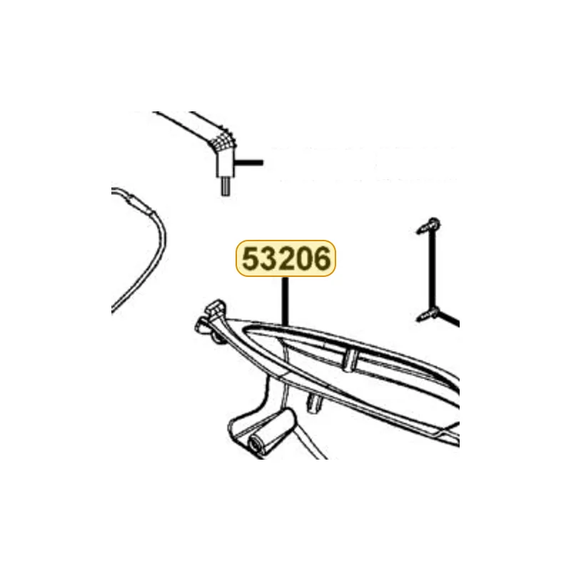 53206-LCD3-E00-Y1P COVER RR HANDLE — diagram cutout