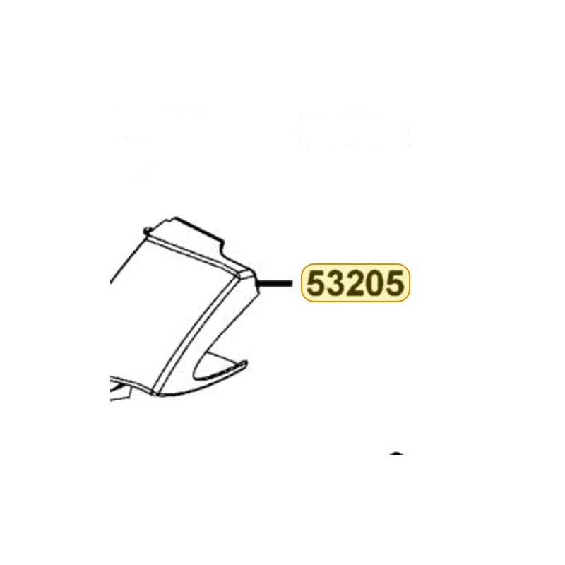 53205-LCD3-M30-NMP COVER FR HANDLE — diagram cutout