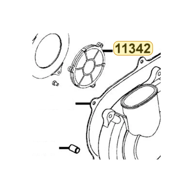 11342-LDF2-910 PLATE L COVER — diagram cutout