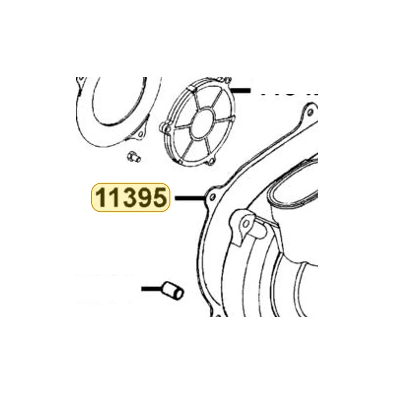 11395-LLJ3-E01 GASKET L COVER — diagram cutout