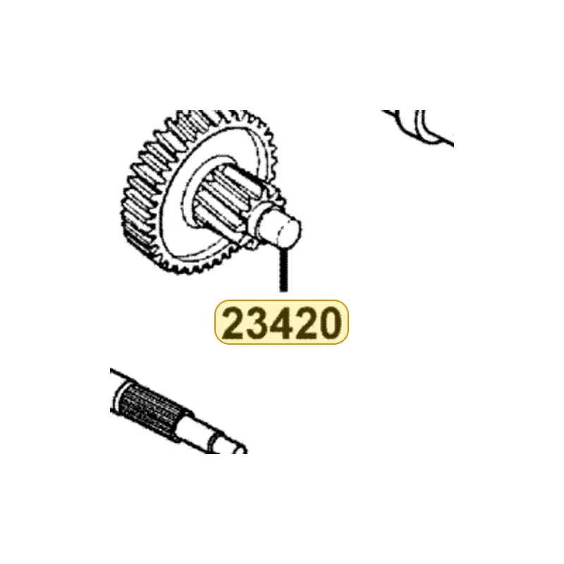 23420-LLJ3-E00 SHAFT COMP COUNTER — diagram cutout