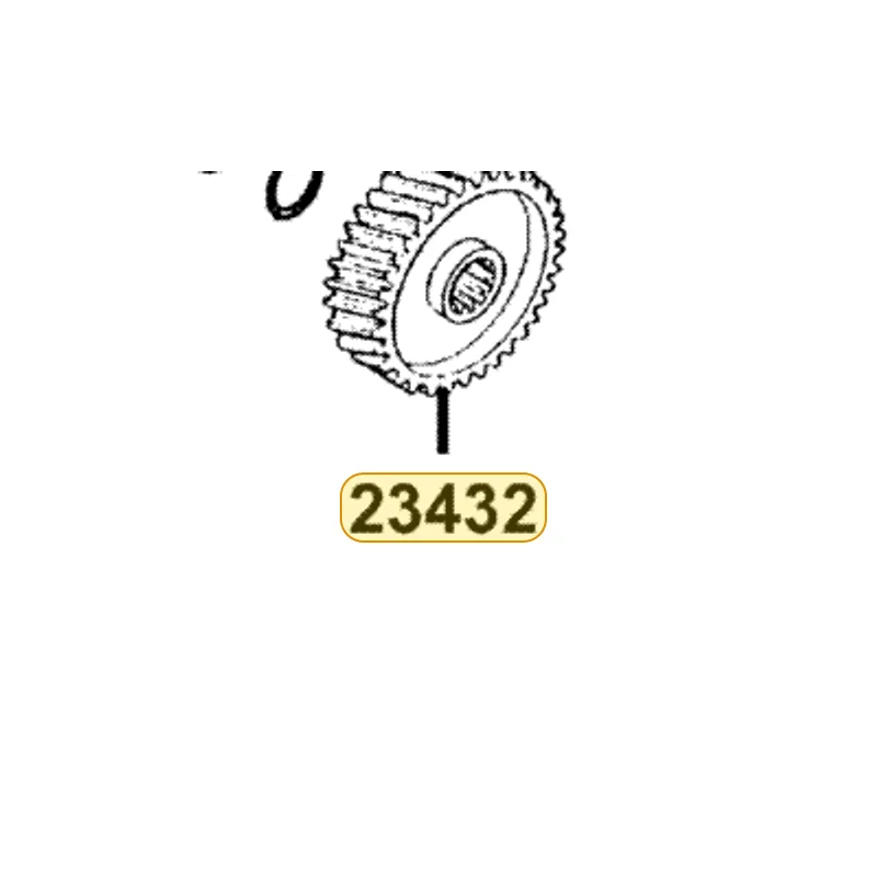 23432-LLJ3-E00 GEAR FINAL — diagram cutout