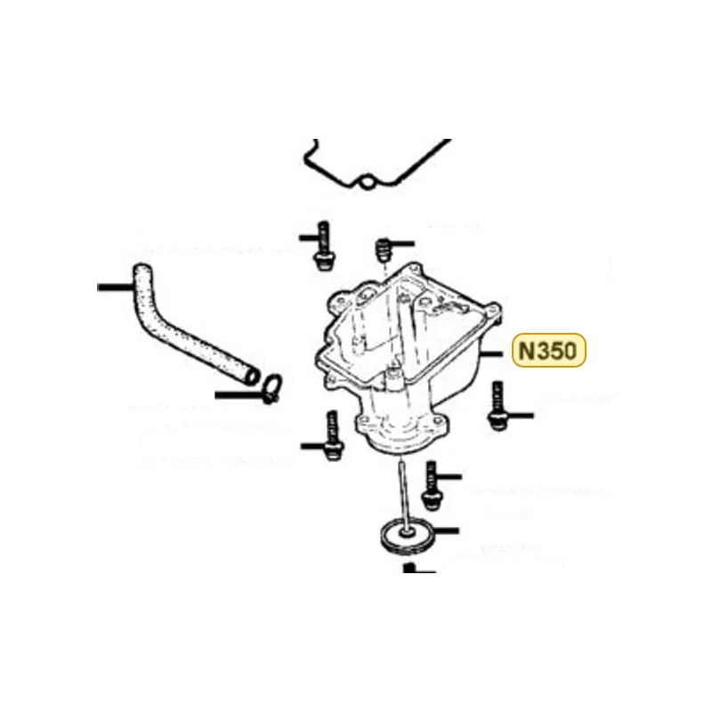 N350-19K00 FLOAT CHAMBER COMP — diagram cutout