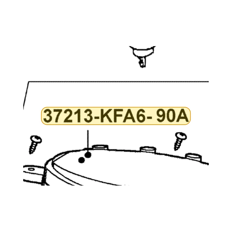 37213-KFA6-90A PACKING (LCD) (D408) — diagram cutout