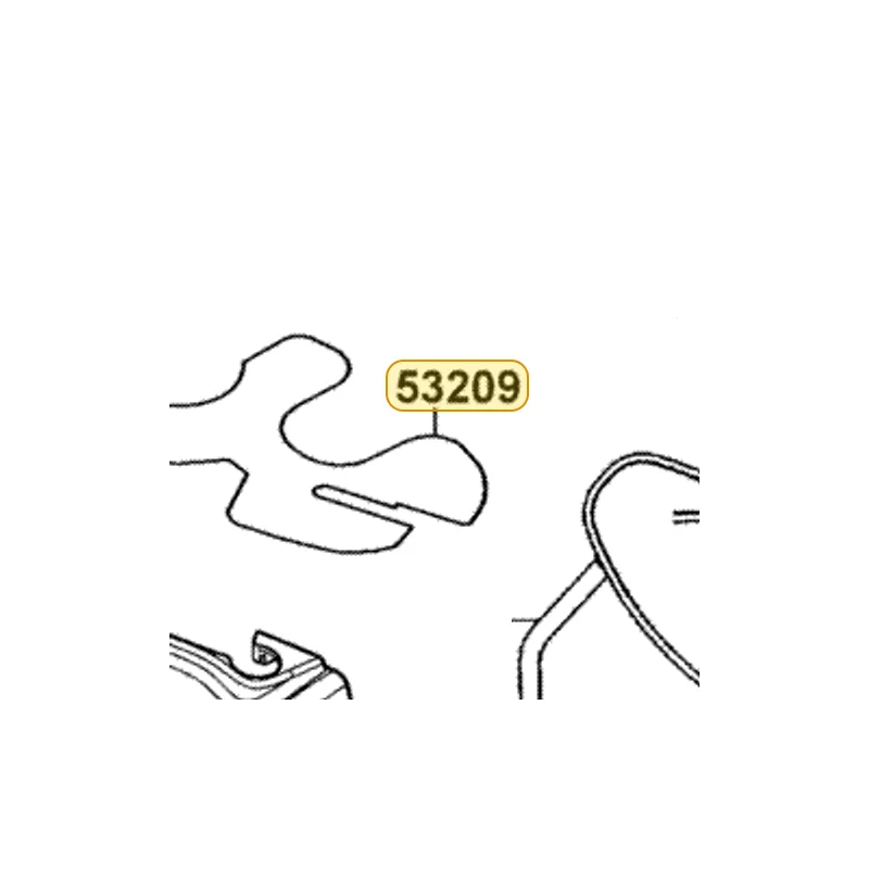 53209-LLJ3-E00 SPONGE HEAT GUARD — diagram cutout