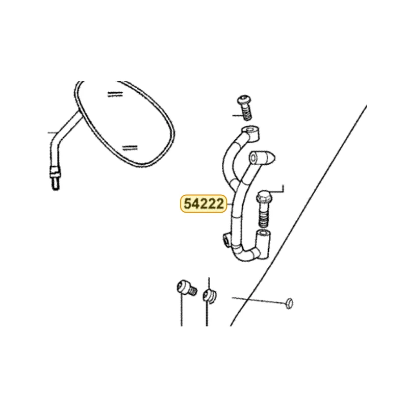 54222-LLJ3-E00-NES BAR WINDSCREEN R — diagram cutout