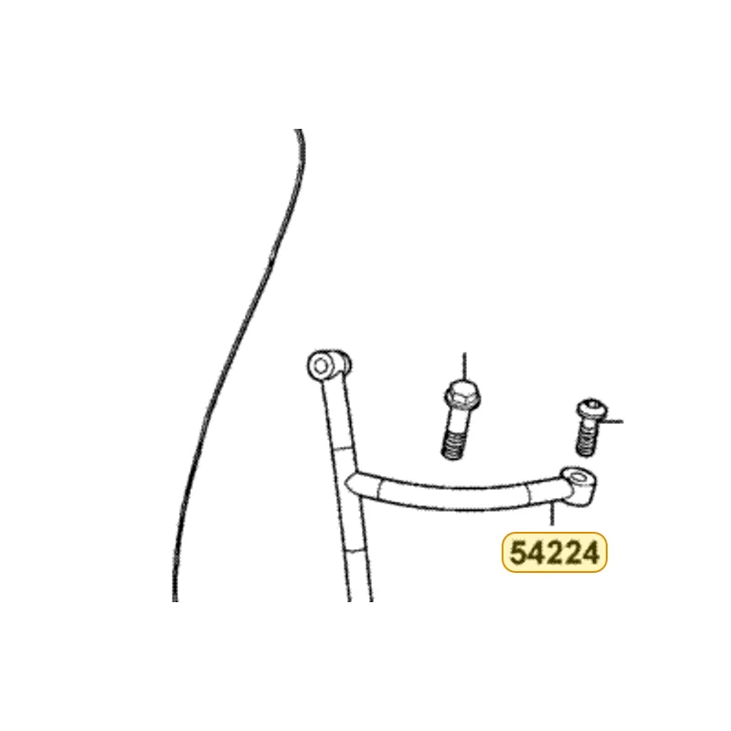 54224-LLJ3-E00-NES BAR WINDSCREEN L — diagram cutout