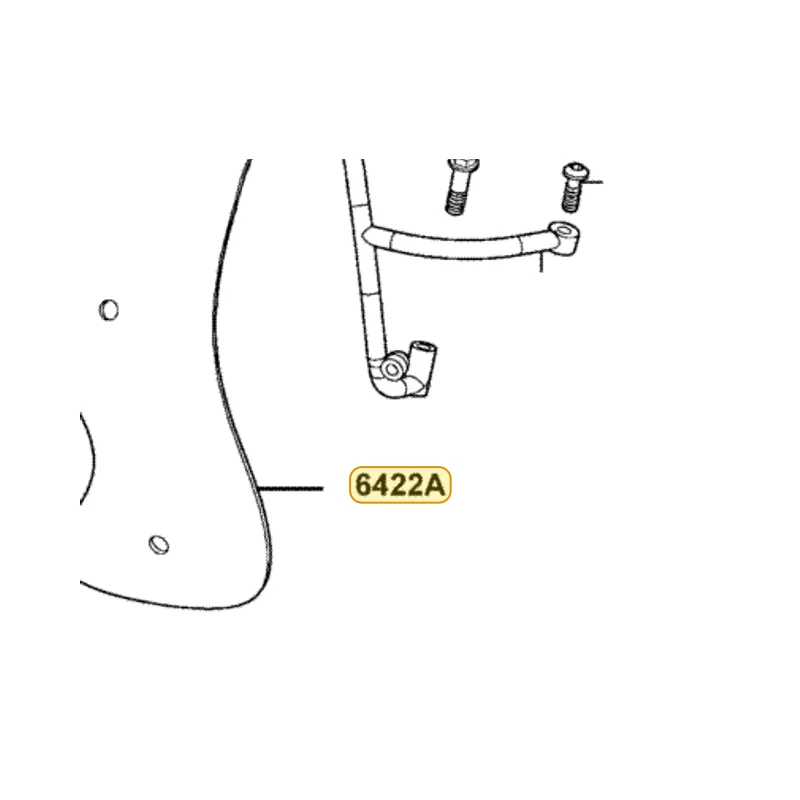 6422A-LLJ3-E00 ASSY WIND SCREW — diagram cutout