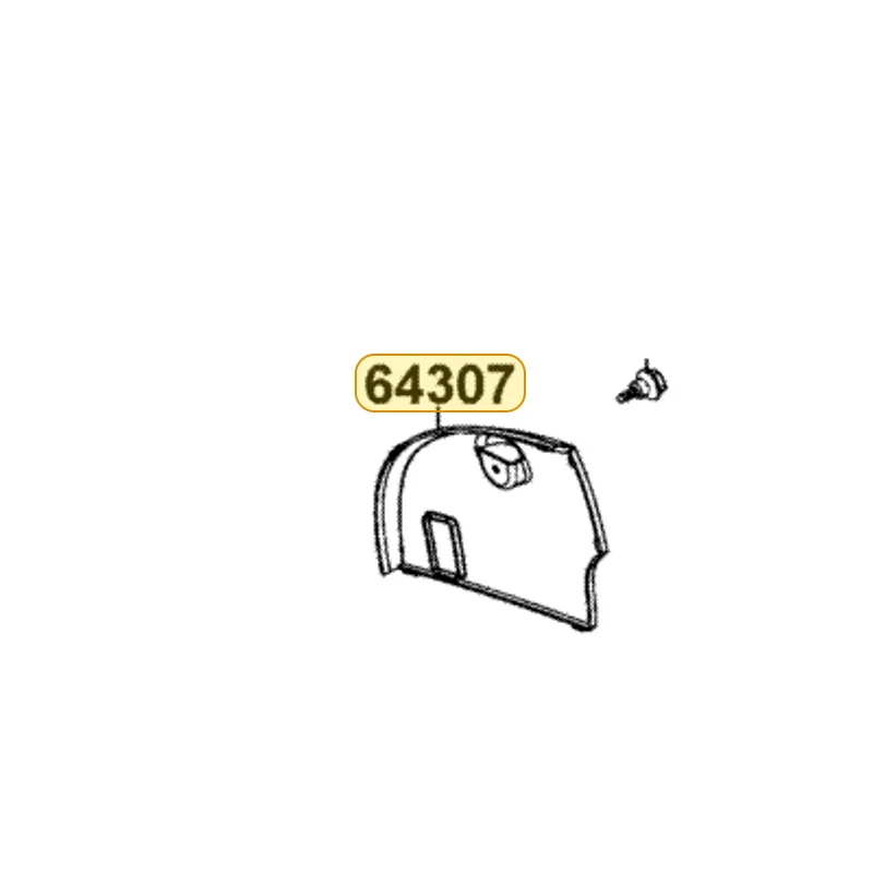 64307-LLJ3-E00-N1R LID RESERVE TANK (Black) — diagram cutout