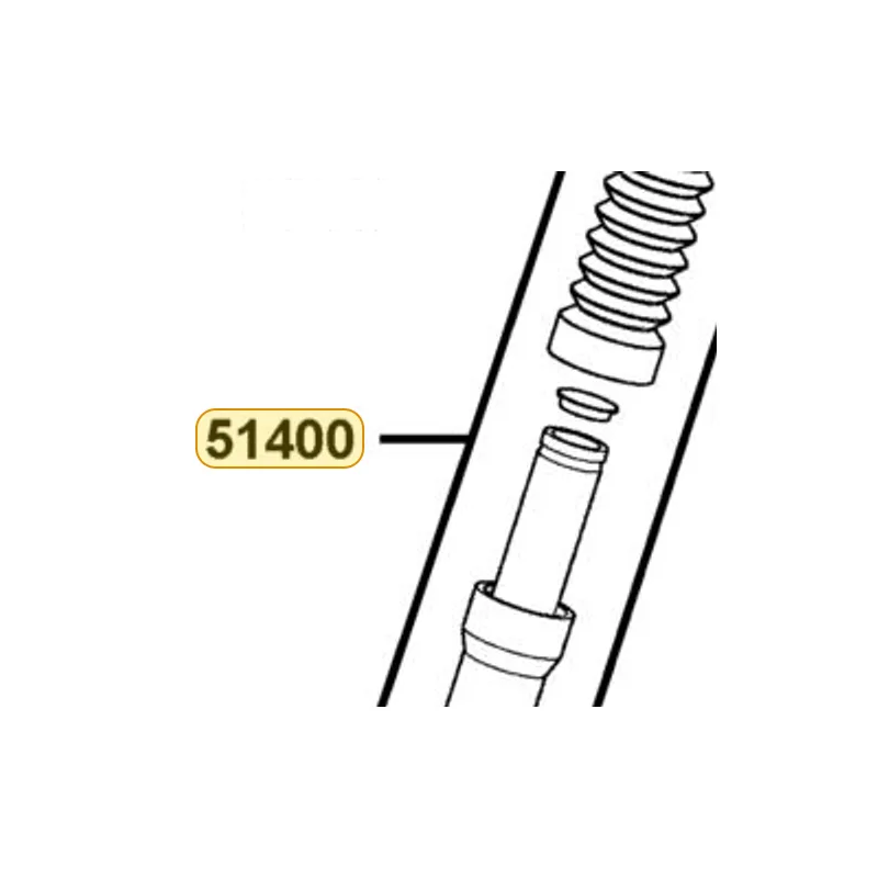 51400-LLJ3-E01-NJA FORK ASSY R FR (Silver) — diagram cutout