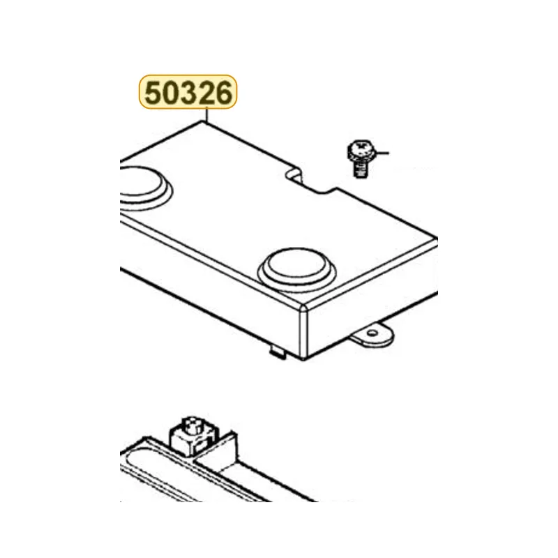 50326-LLJ3-E00-N1R COVER BATTERY (Black) — diagram cutout