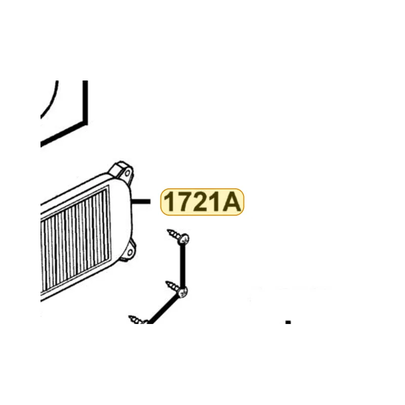 1721A-LLJ3-E00 ELEMENT ASSY AIR/C — diagram cutout