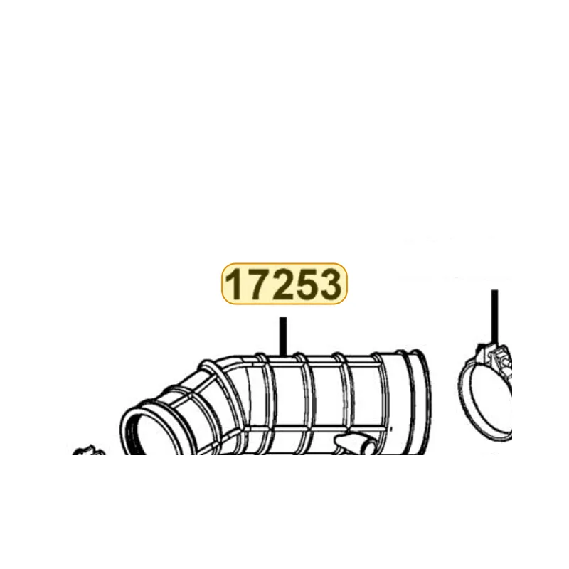 17253-LLJ3-E00 TUBE AIR/C CONNECTING — diagram cutout