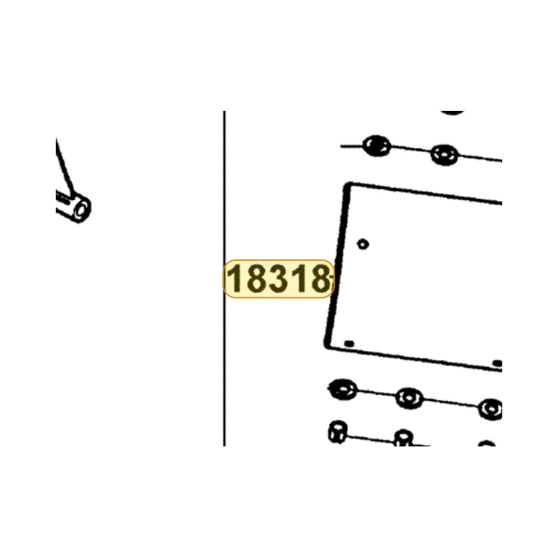 18318-LLJ3-M30 PROTECTOR MUFFLER — diagram cutout