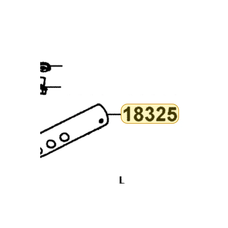 18325-LLJ3-E00 PROTECTOR EXH PIPE — diagram cutout