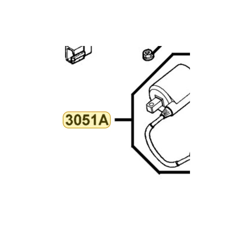 3051A-LLJ3-E00 COIL ASSY IGNITION — diagram cutout