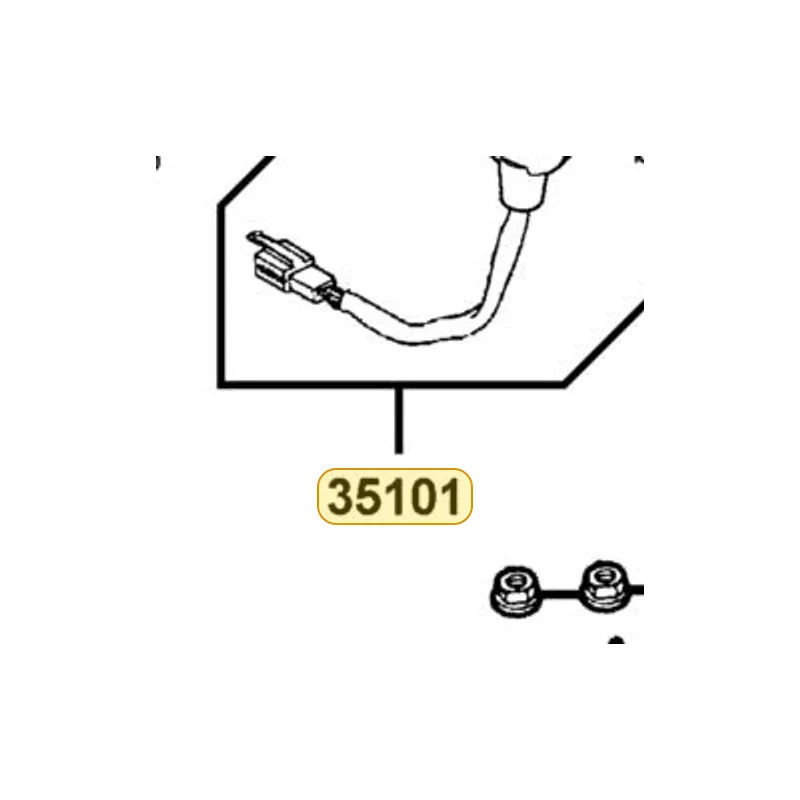 35101-KHC4-305-M2 SW SET COMB & LOCK — diagram cutout
