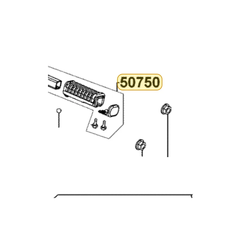 50750-LLJ3-E00 BAR L RR STEP — diagram cutout
