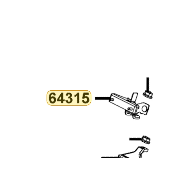 64315-LLJ3-E00 STAY RADIATOR UP — diagram cutout