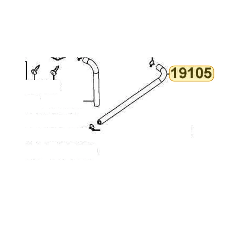 19105-LLJ3-E00 HOSE ASSY RESERVE TANK- WATER COOLER — diagram cutout