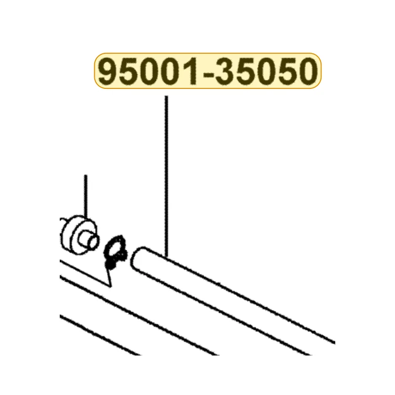 95001-35050-40 TUBE FUEL 3.5*50 — diagram cutout