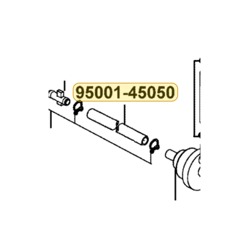 95001-45050-40 TUBE FUEL 4.5*50 — diagram cutout
