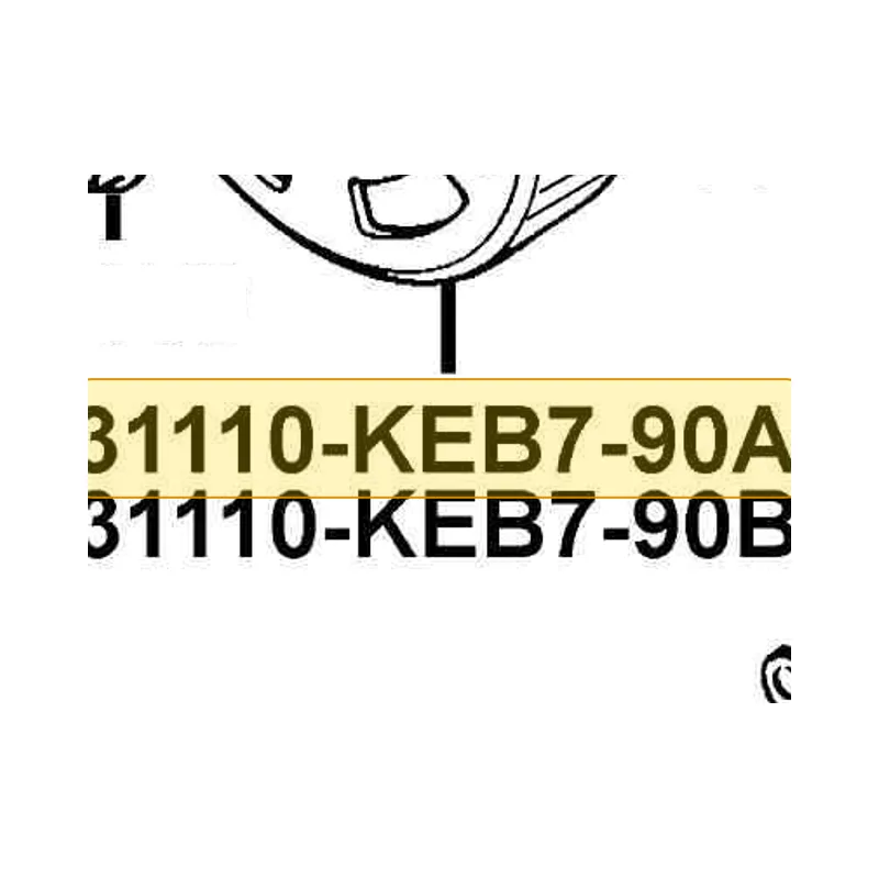 31110-KEB7-90A FLYWHEEL COMP (D402) — diagram cutout