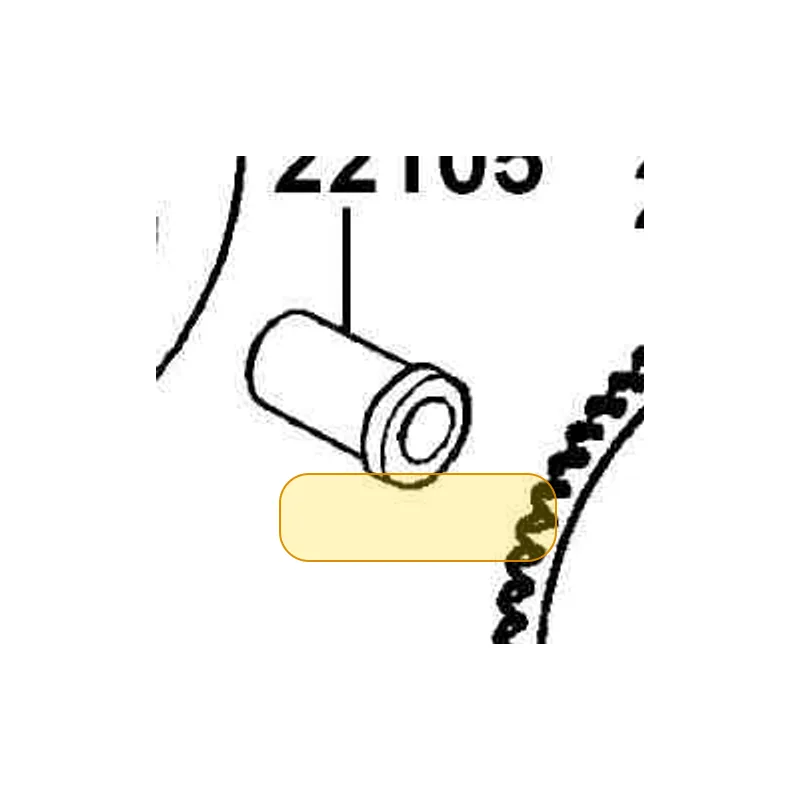 22105-KFA5-800 BOSS DRIVE FACE — diagram cutout